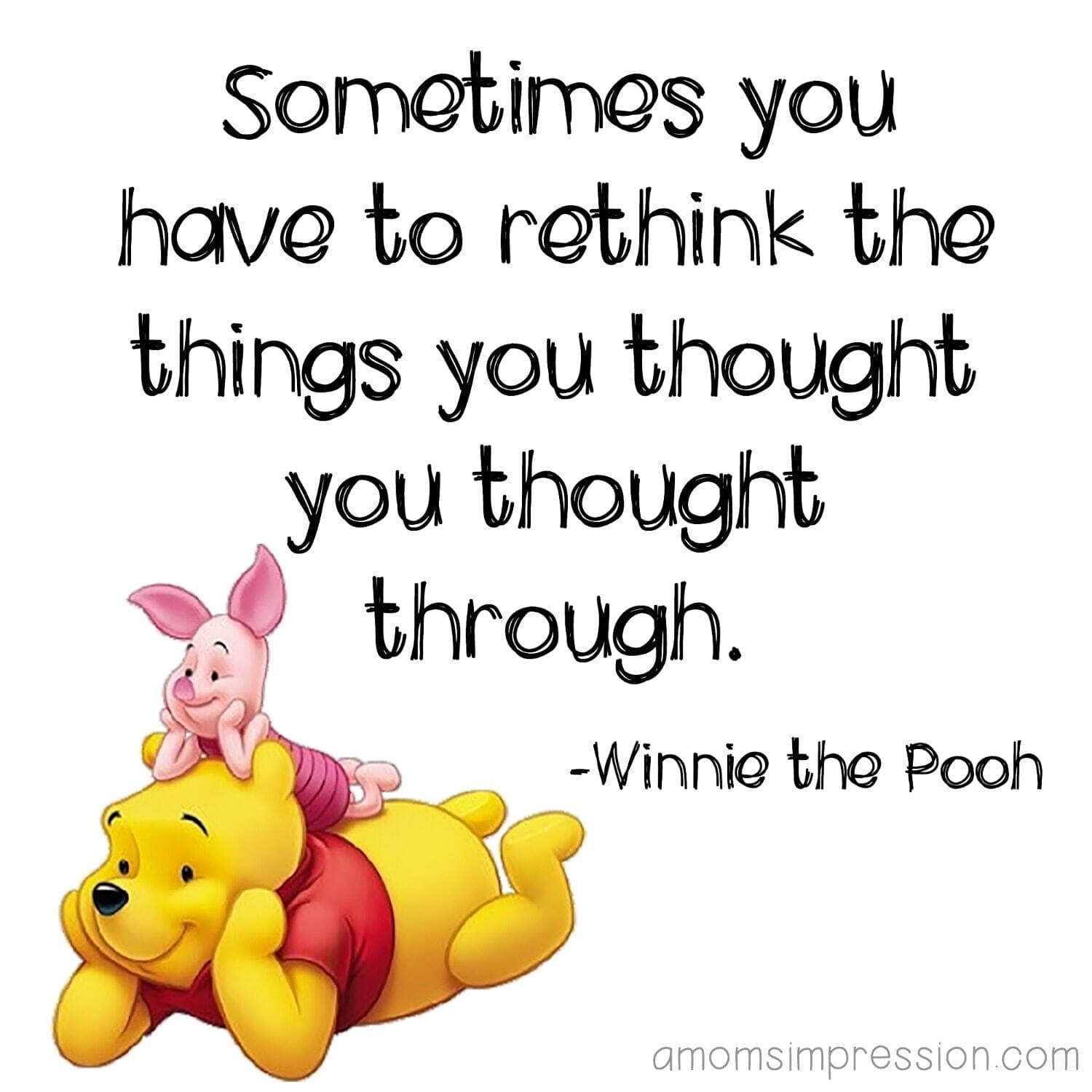 Rethinking Pooh quote
